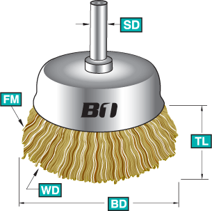 Cup Brush with Stem Cup Brush with Stem